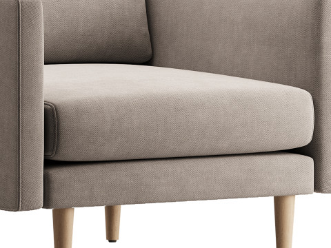 Burrard Lounge Chair Modelo 3D