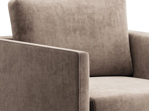 Burrard Lounge Chair 3D Model