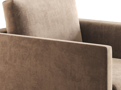 Burrard Lounge Chair Modelo 3D