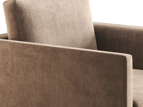 Burrard Lounge Chair 3D Model