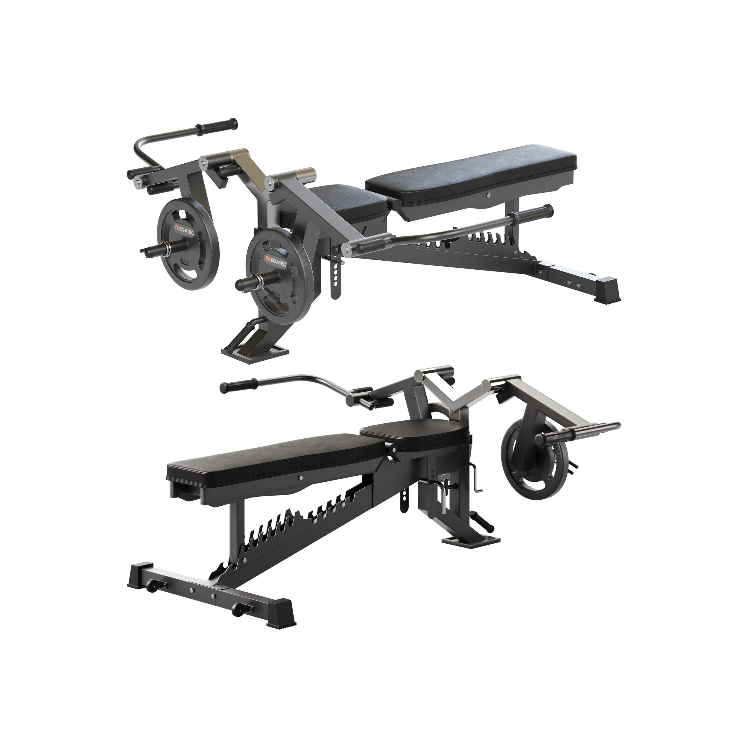 Chest Opening Accessory for Multifunction Bench 3D Model .c4d .max .obj .3ds .fbx .stl .blend 