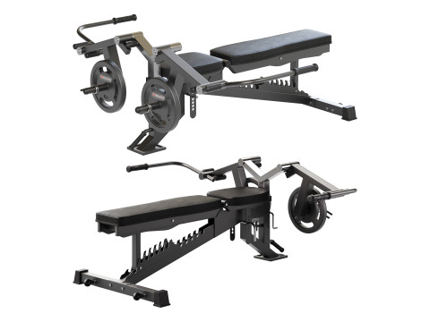 Chest Opening Accessory for Multifunction Bench 3D Model