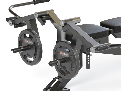 Chest Opening Accessory for Multifunction Bench 3D 모델