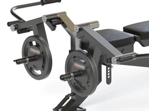 Chest Opening Accessory for Multifunction Bench 3D Model