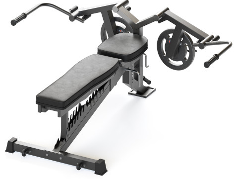 Chest Opening Accessory for Multifunction Bench 3D 모델