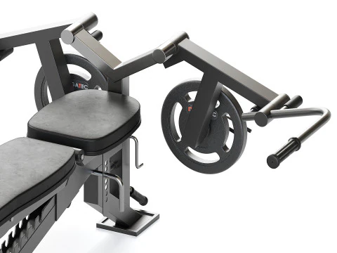 Chest Opening Accessory for Multifunction Bench 3D Model
