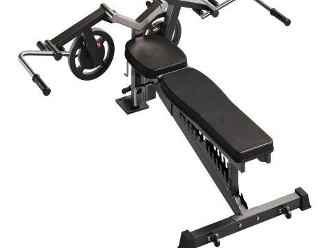 Chest Opening Accessory for Multifunction Bench 3D Model