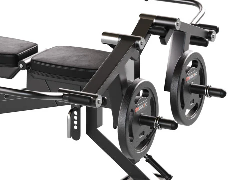 Chest Opening Accessory for Multifunction Bench 3D Model