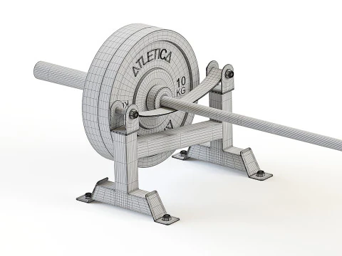 Deadlift Station 3D Model