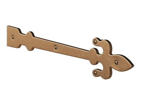 Decorative iron Strap 3D मॉडल