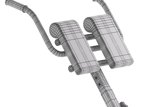 Fitness Home Gym Equipments 3D Модель