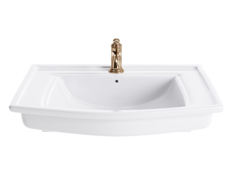Florence Wall Mount Bathroom Vessel Sink 3D मॉडल