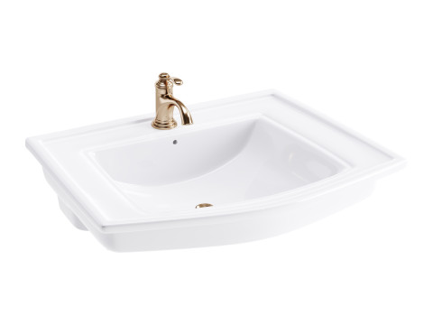 Florence Wall Mount Bathroom Vessel Sink 3D मॉडल