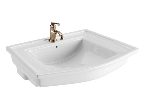 Florence Wall Mount Bathroom Vessel Sink 3D Model