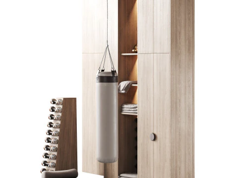 Gym equipment 06 3D Model