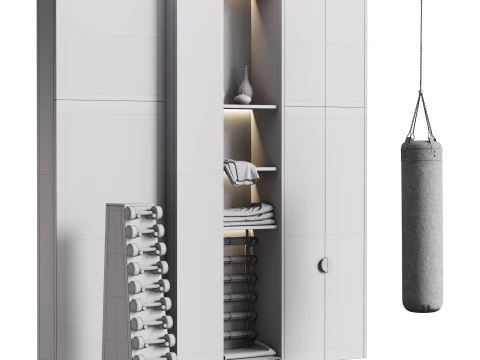 Gym equipment 06 3D Model
