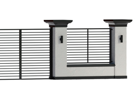Fencing 01 Model 3D