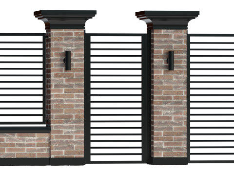 Fencing 01 Model 3D