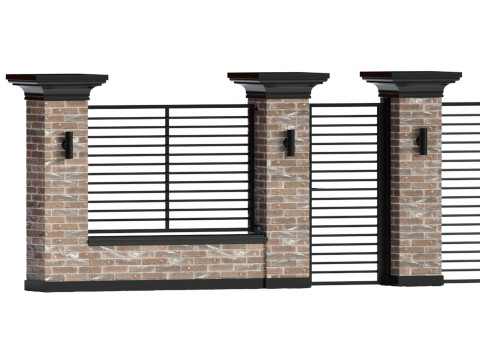 Fencing 01 Model 3D
