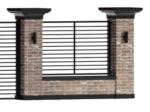 Fencing 01 Model 3D