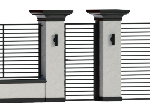 Fencing 01 Model 3D