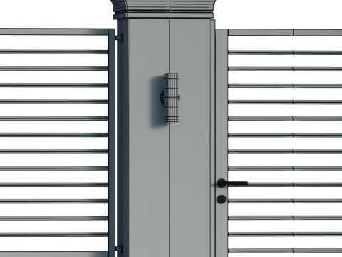 Fencing 01 Model 3D