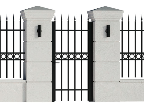 Fencing 02 Modello 3D