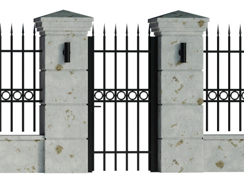 Fencing 02 Modello 3D
