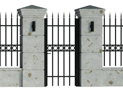 Fencing 02 3D Model