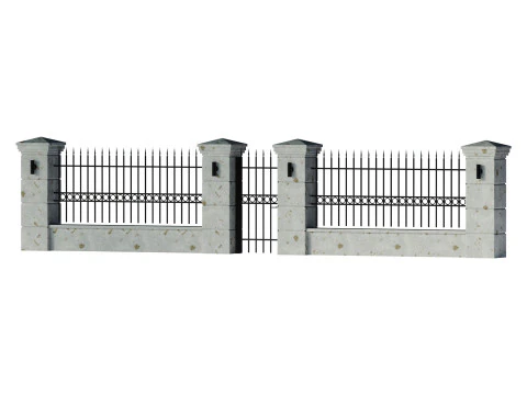 Fencing 02 3D Model