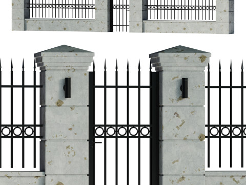 Fencing 02 Modello 3D