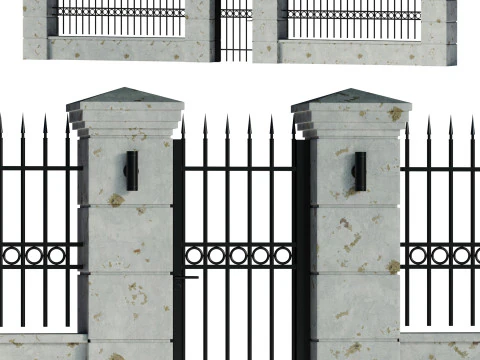 Fencing 02 3D Model