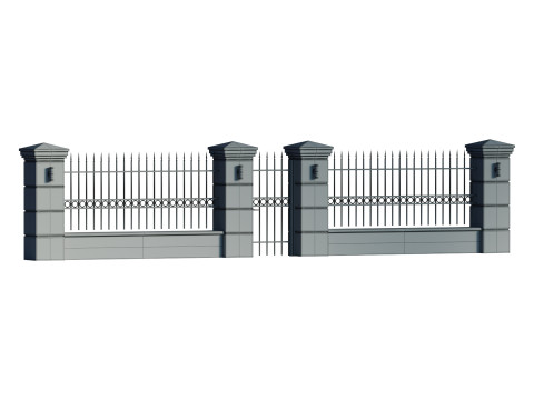 Fencing 02 Modello 3D