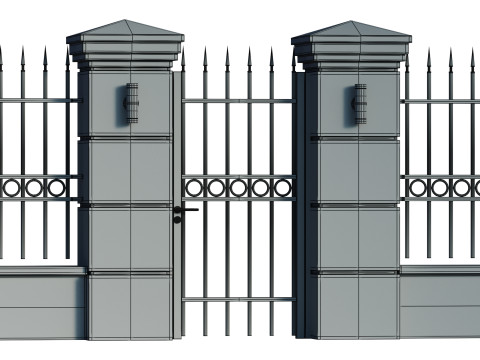 Fencing 02 Modello 3D