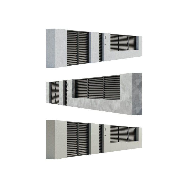Fencing4 Model 3D .c4d .max .obj .3ds .fbx .stl .blend 