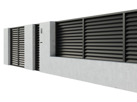 Fencing4 Model 3D