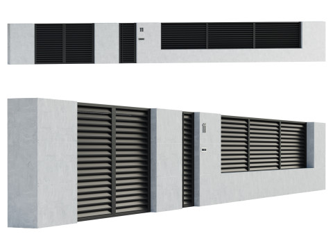 Fencing4 Model 3D