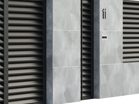 Fencing4 Model 3D