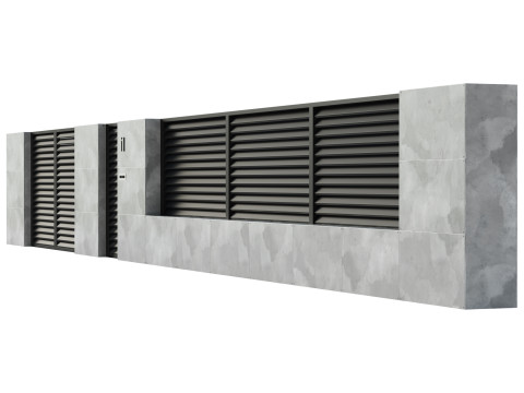 Fencing4 Model 3D