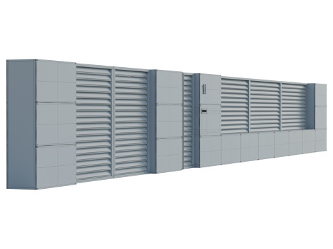 Fencing4 Model 3D
