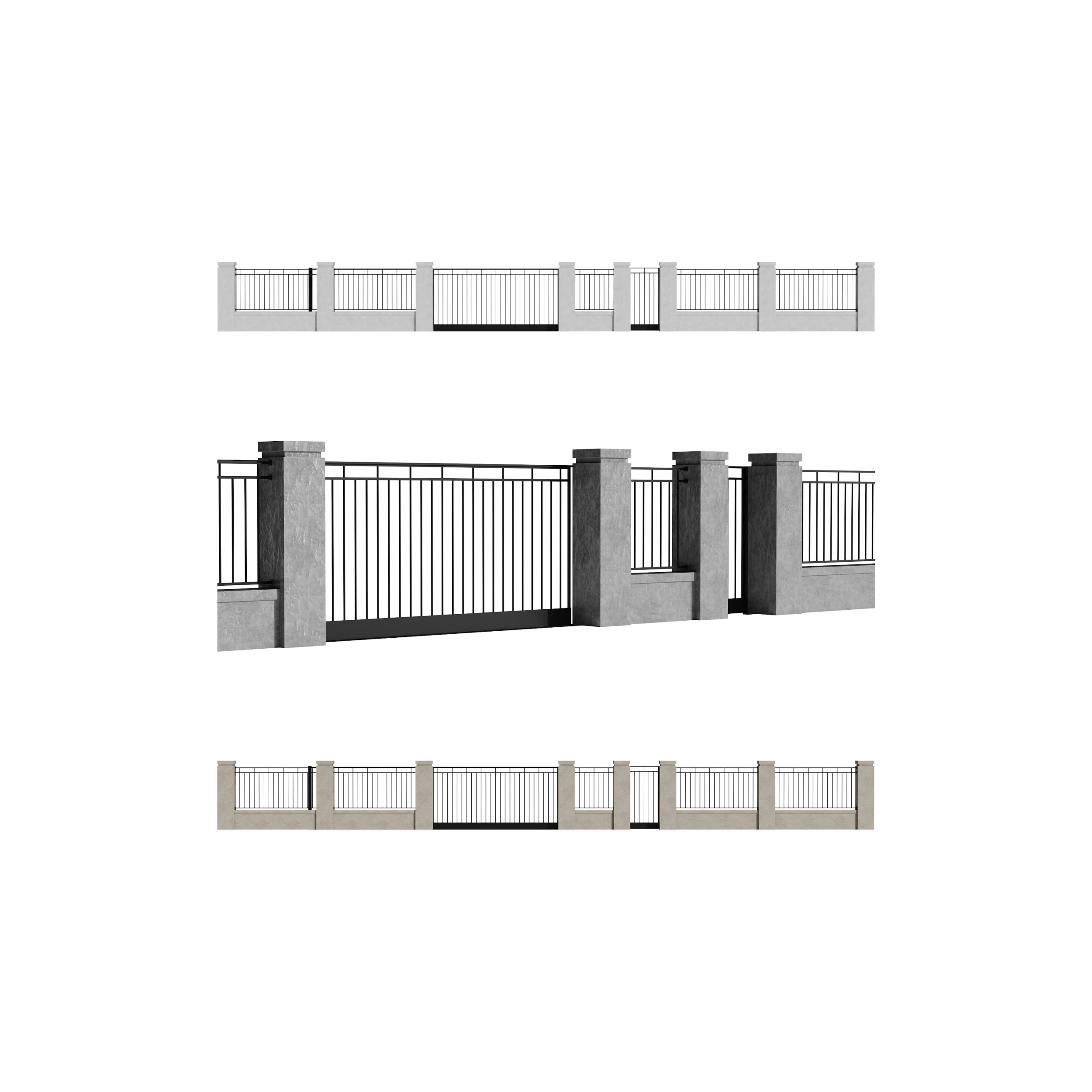 Fencing 10 3D Model .c4d .max .obj .3ds .fbx .stl .blend 