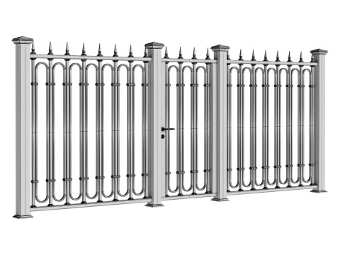 Fencing 11 3D Model