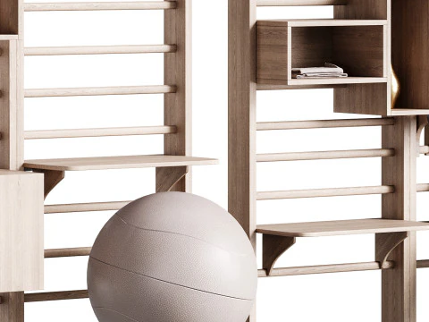Gym equipment 07 3D Model