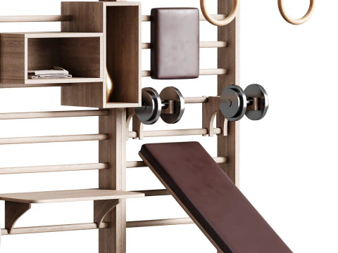 Gym equipment 07 3D Model