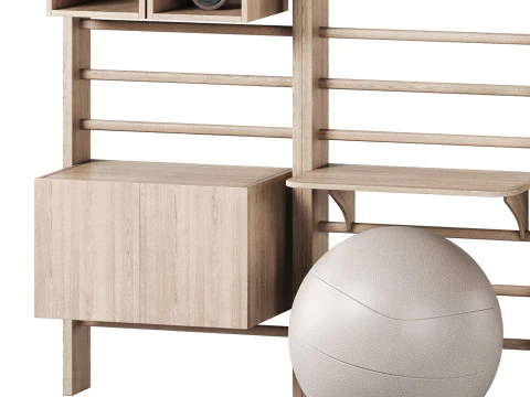 Gym equipment 07 3D Model