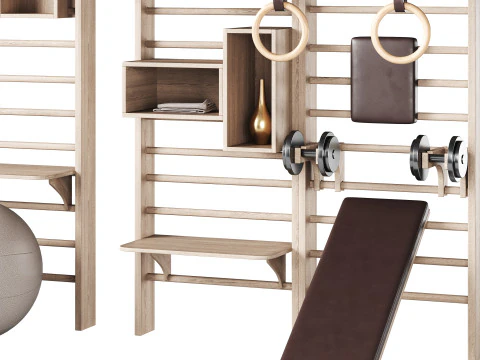 Gym equipment 07 3D Model