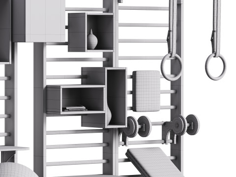 Gym equipment 07 Modèle 3D