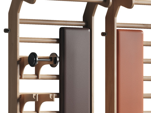 Gym equipments 3D Model