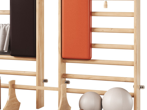 Gym equipments 3D Model