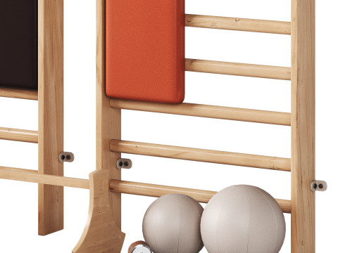 Gym equipments 3D Model